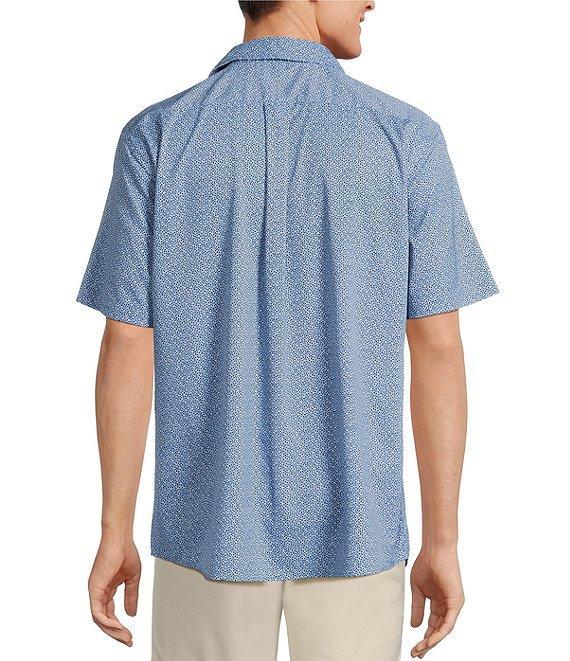 Roundtree & Yorke The Traveler Performance Short Sleeve Micro Floral Sport Shirt Product Image