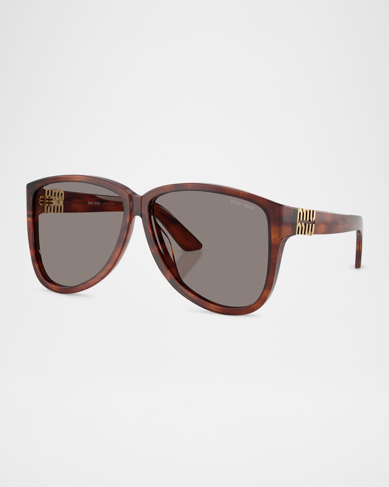 MU A08SF Acetate Aviator Sunglasses Product Image