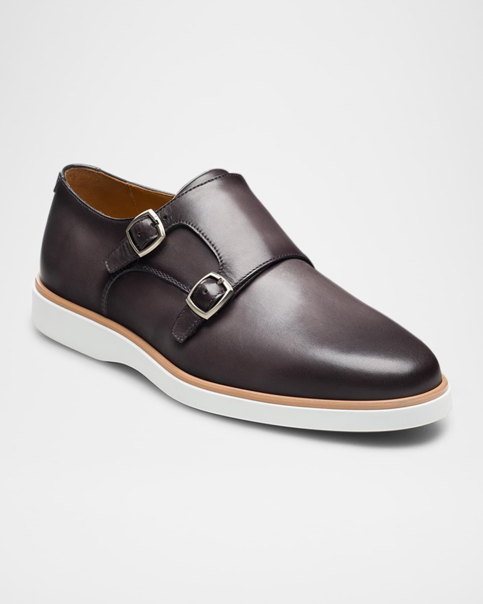 Men's Lucca Double-Monk Strap Loafers Product Image