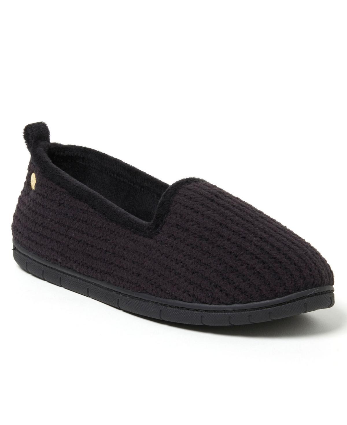 Dearfoams Rachel Womens Marled Chenille Closed Back Slippers Product Image
