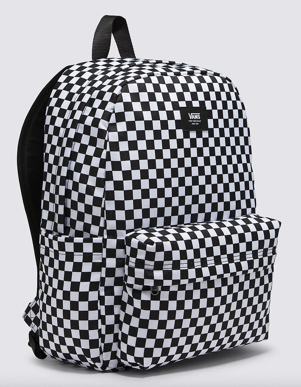VANS Old Skool Check Backpack - BLK/WHT Product Image
