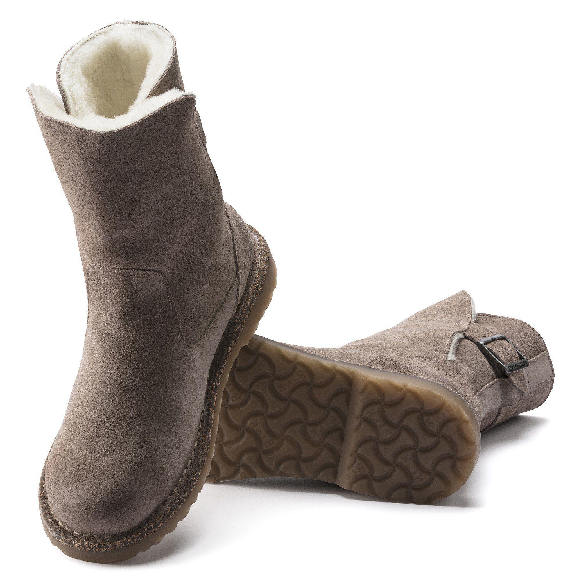 Uppsala Shearling Suede Leather Black Product Image