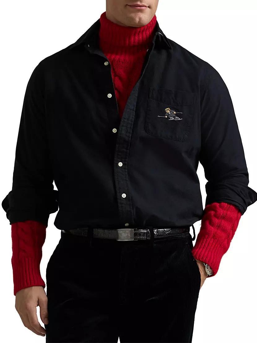 Classic-Fit Polo Bear Oxford Shirt Product Image