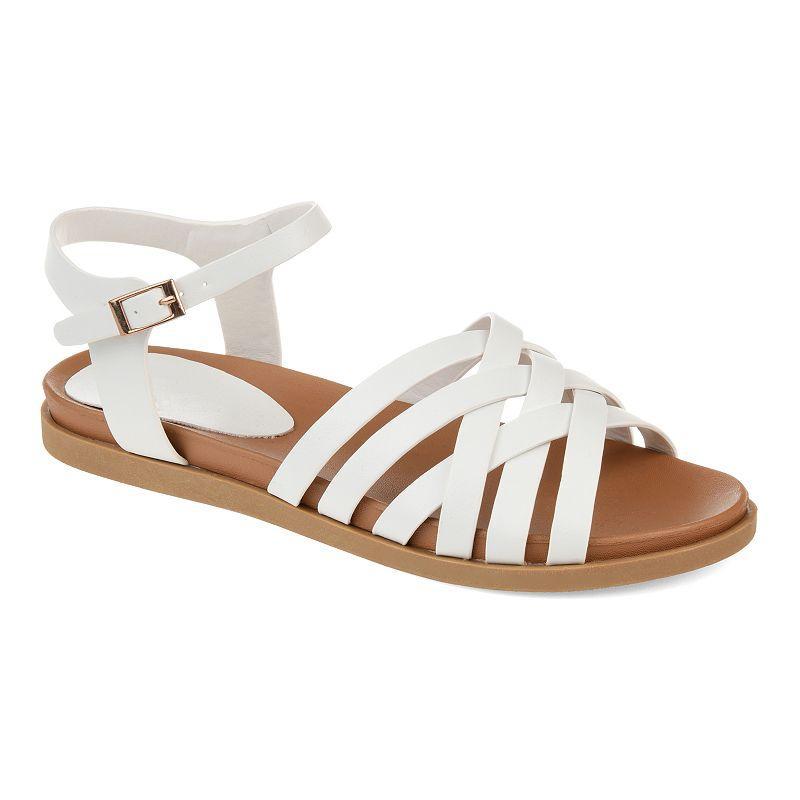 Journee Kimmie Womens Sandals Blue Product Image