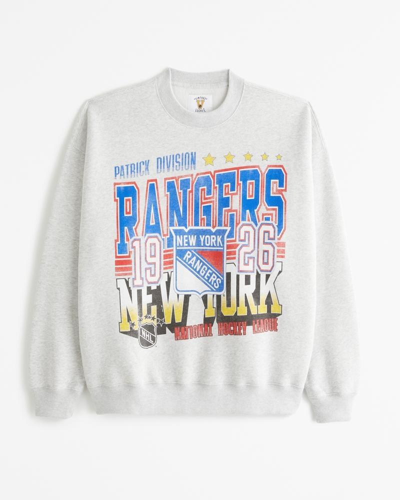New York Rangers Graphic Crew Sweatshirt Product Image