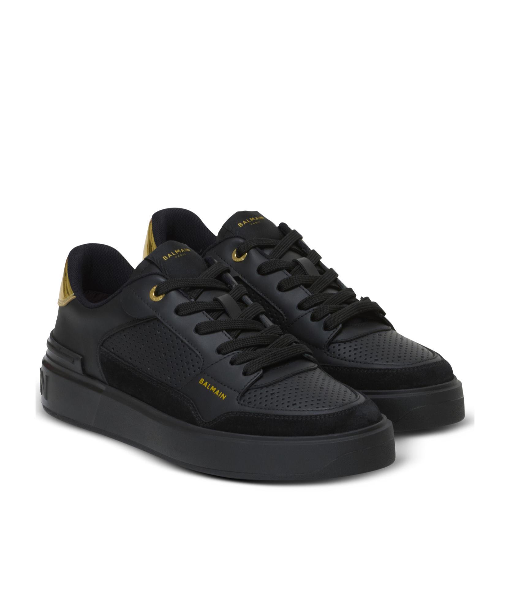 BALMAIN B-court Flip Sneakers In Black Product Image
