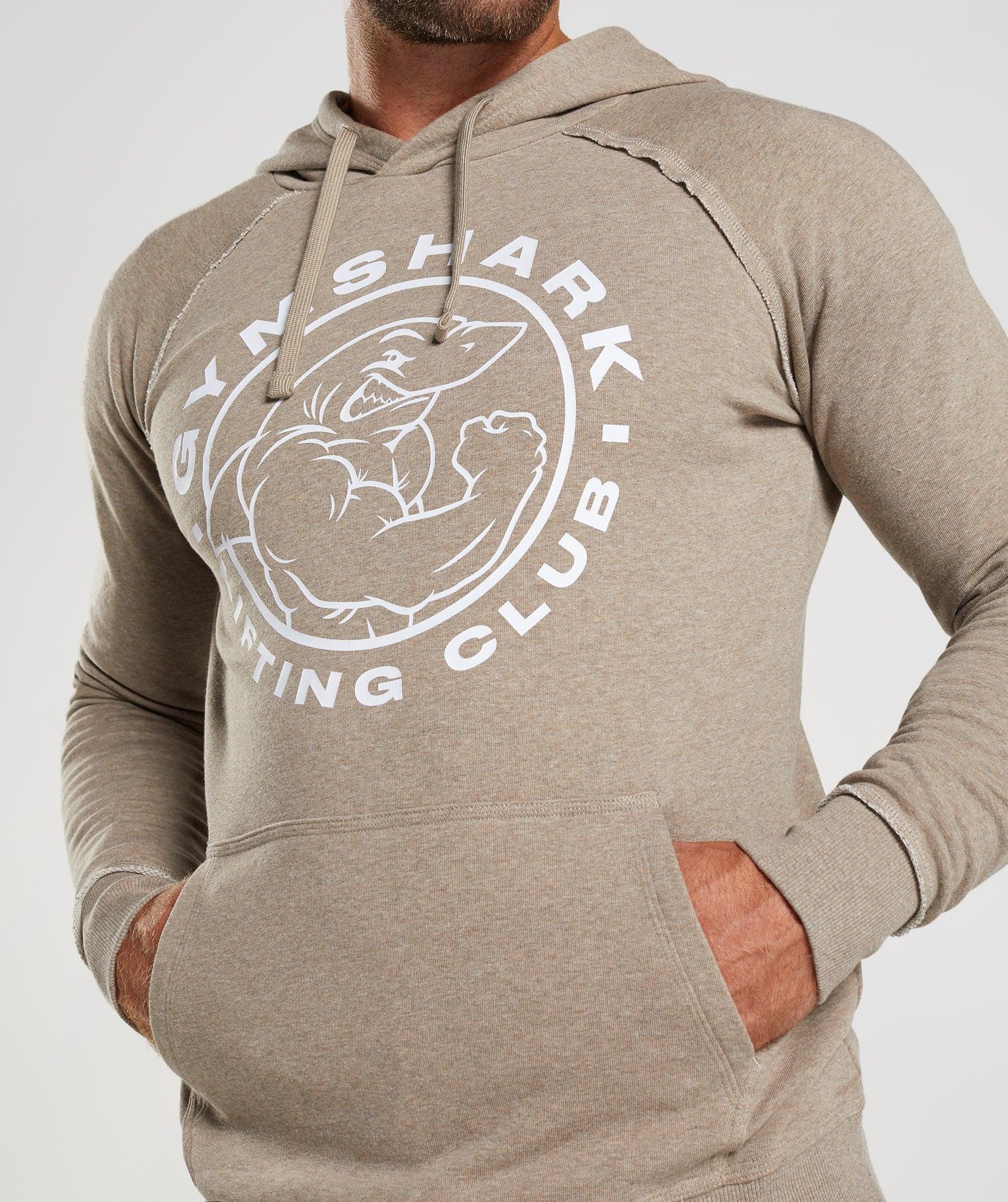 Gymshark Legacy Hoodie - Limestone Marl Male Product Image