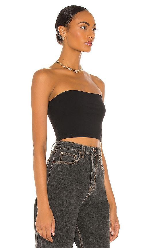 Susana Monaco Crop Tube Top Black XL Product Image