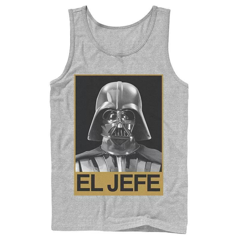 Men's Star Wars Darth Vader El Jefe Portrait Tank Top, Size: Small, Blue Product Image