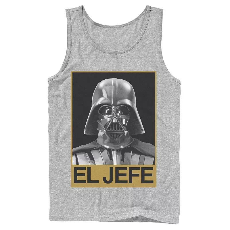 Men's Star Wars Darth Vader El Jefe Portrait Tank Top, Size: Small, Blue Product Image