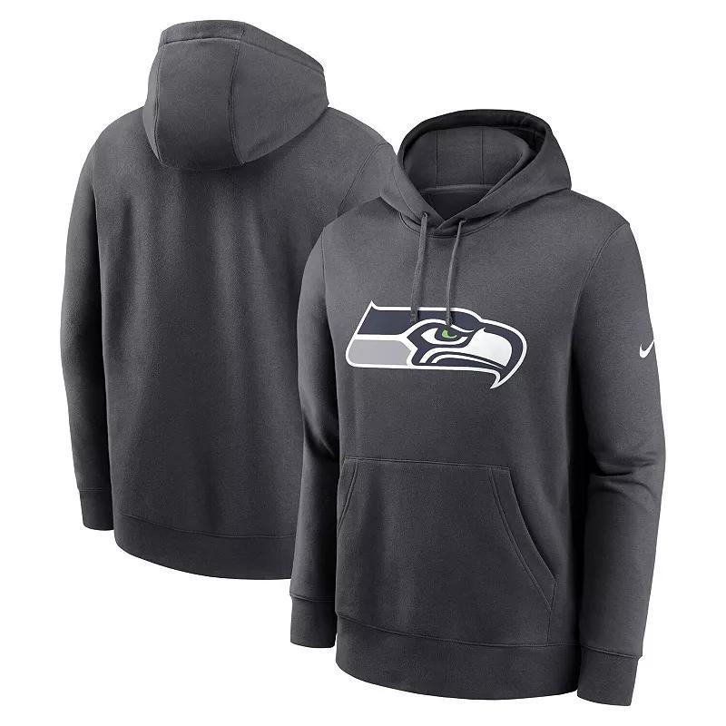 Mens Nike Anthracite/Navy Penn State Nittany Lions 2024 Sideline Club Pullover Hoodie Product Image