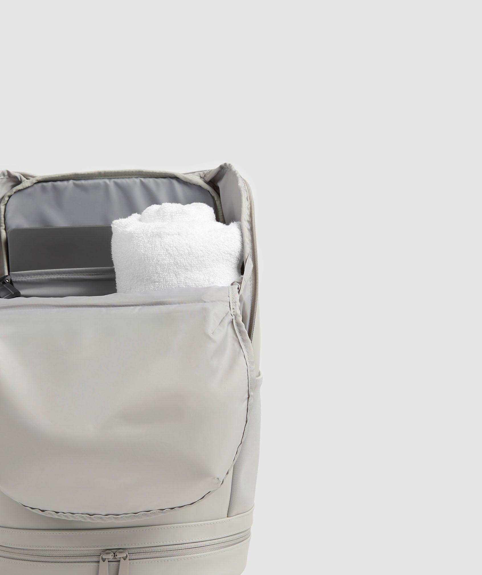Gymshark Sleek Backpack - Stone Grey Unisex Product Image