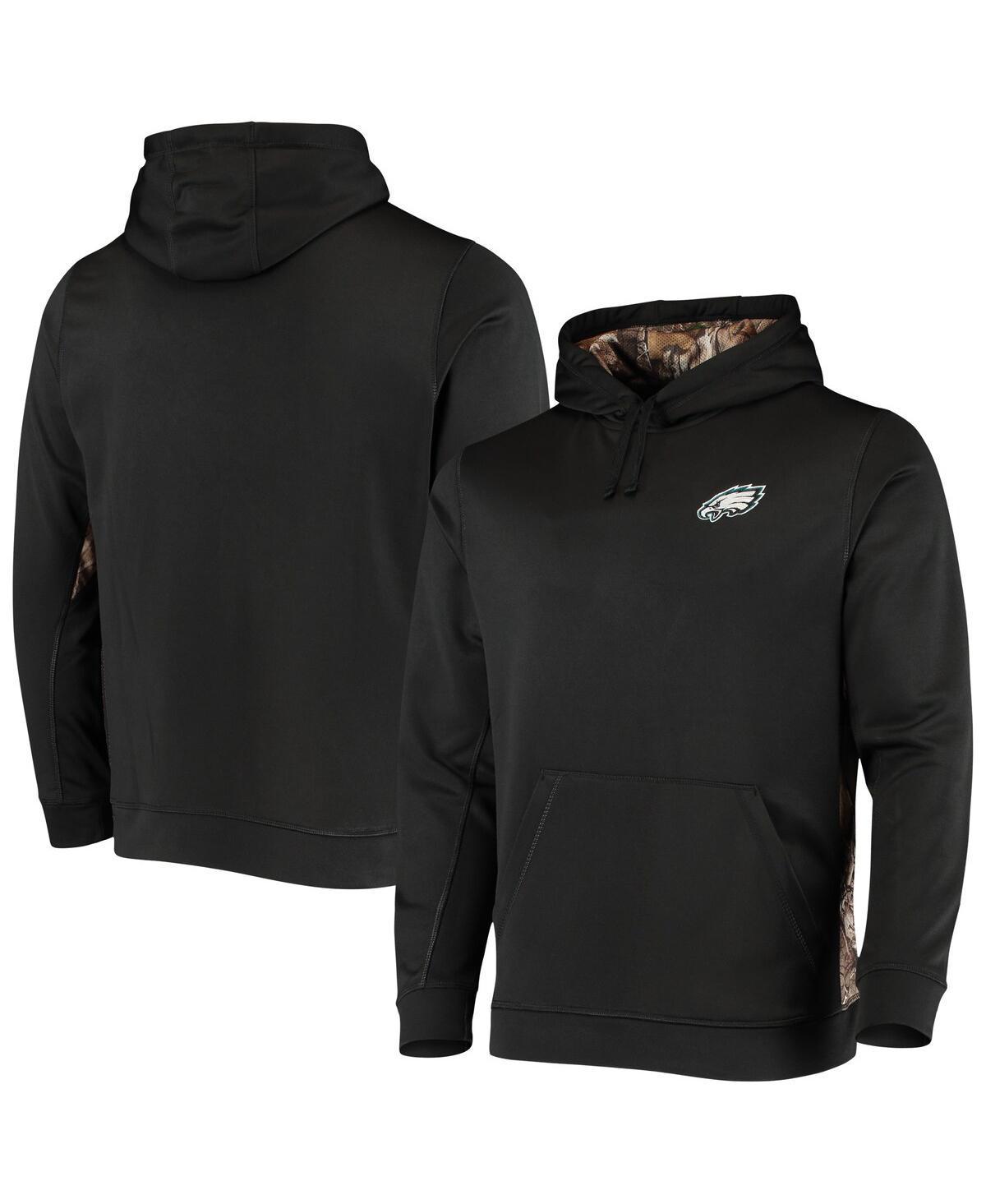 Men's Dunbrooke Black/Realtree Camo Philadelphia Eagles Logo Ranger Pullover Hoodie, Size: 3XL Product Image