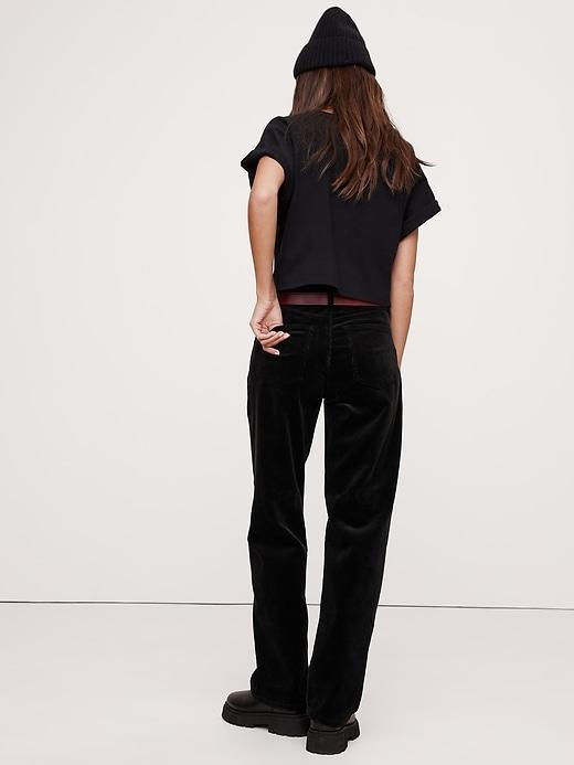 The Slouchy Straight Corduroy Pant Product Image