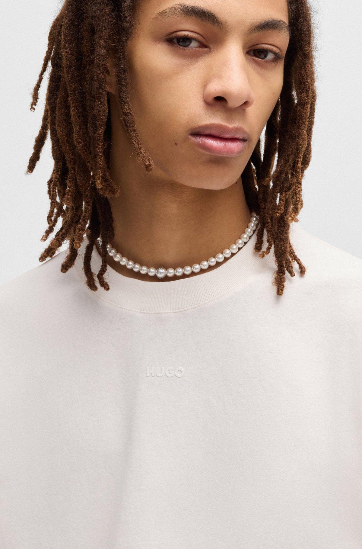 Relaxed-fit T-shirt in cotton with logo print Product Image