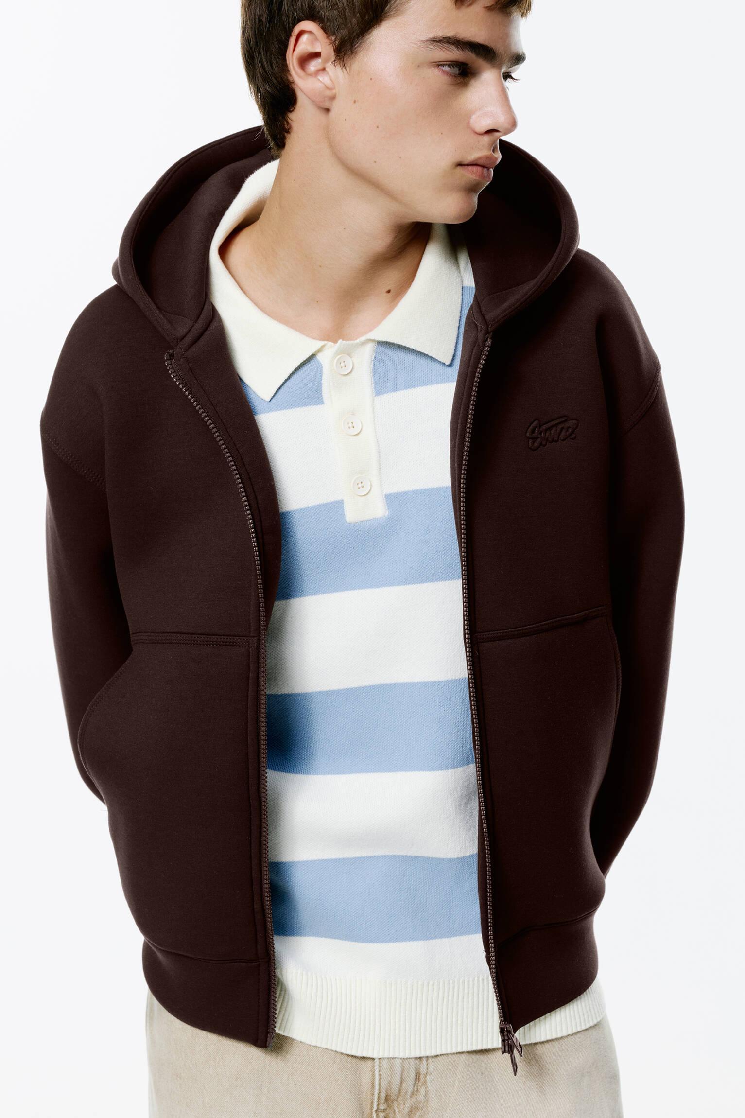 STWD hooded jacket with zip Product Image