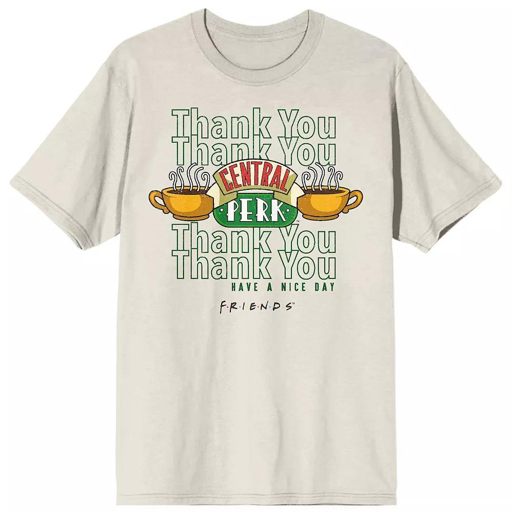Men's Friends Central Perk Tee, Size: XL, Gray Product Image