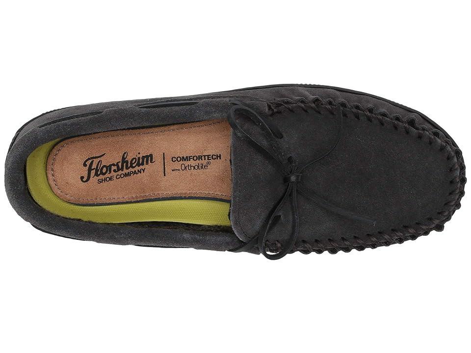 Florsheim Cozzy Moc Toe Tie Slipper Suede) Men's Slippers Product Image