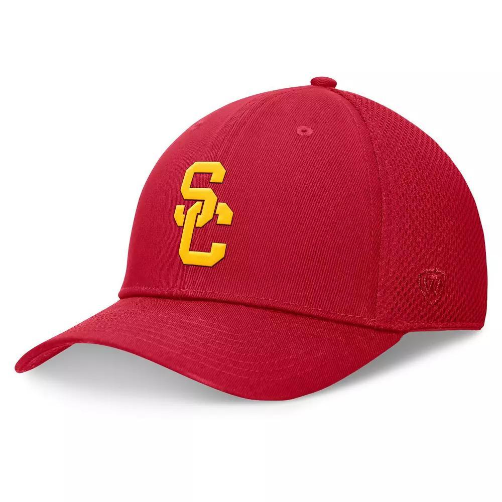 Men's Top of the World Cardinal USC Trojans Spacer Flex Hat, Size: Small/Medium, Red Product Image