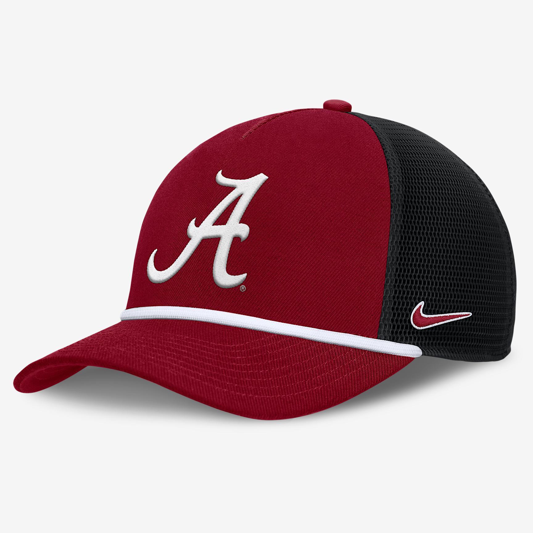 Alabama Primetime Rise Men's Nike College Trucker Adjustable Hat Product Image