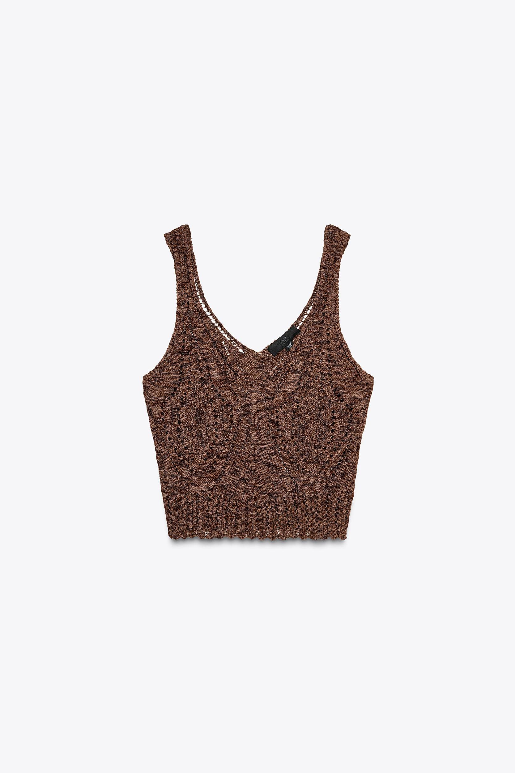 POINTELLE KNIT TOP Product Image