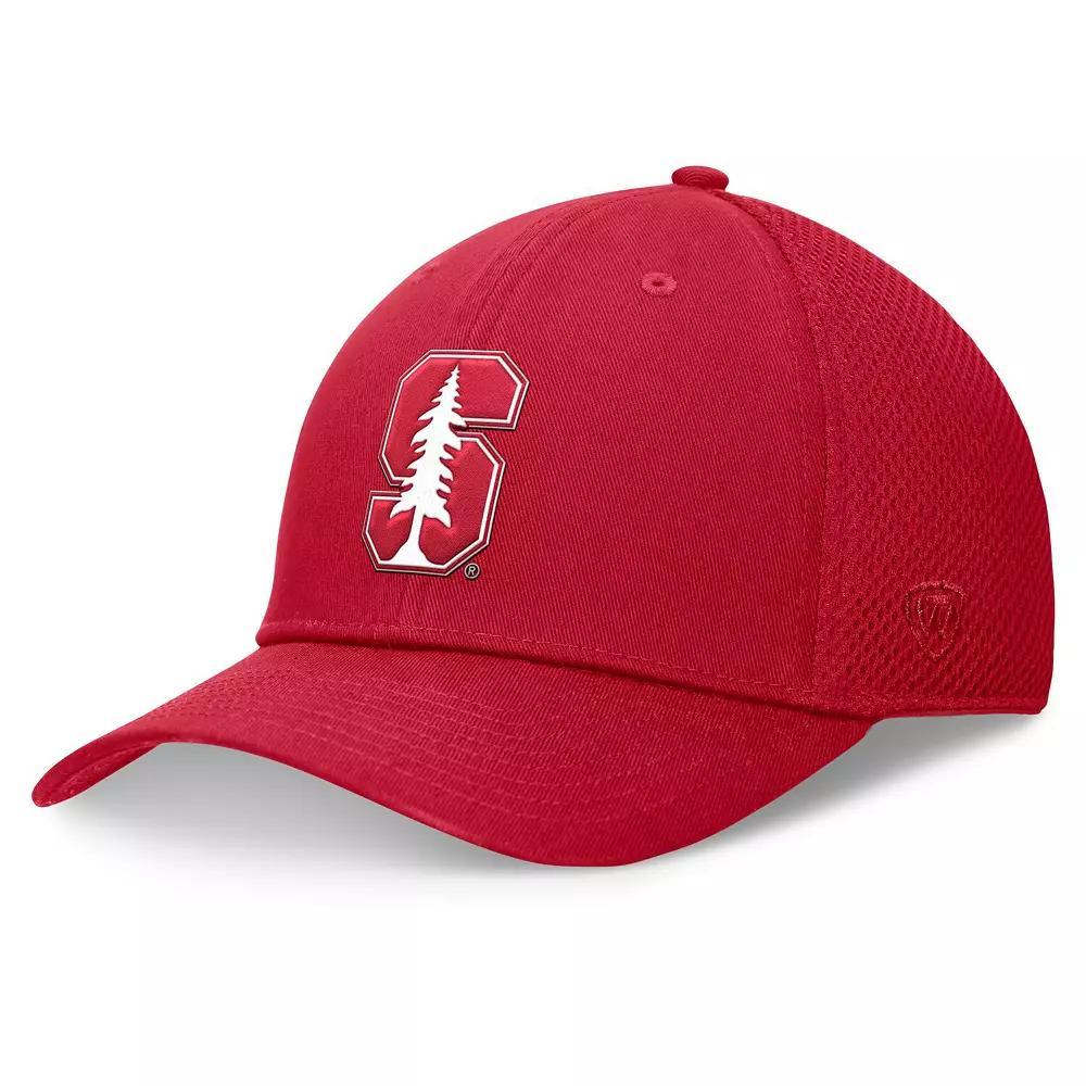 Men's Top of the World Cardinal Stanford Cardinal Spacer Flex Hat, Size: Large/XL, Red Product Image