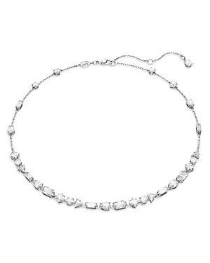 Swarovski Mesmera Mixed Cut Crystal Scatter Necklace in Rhodium Plated, 14.96-17.72 Product Image