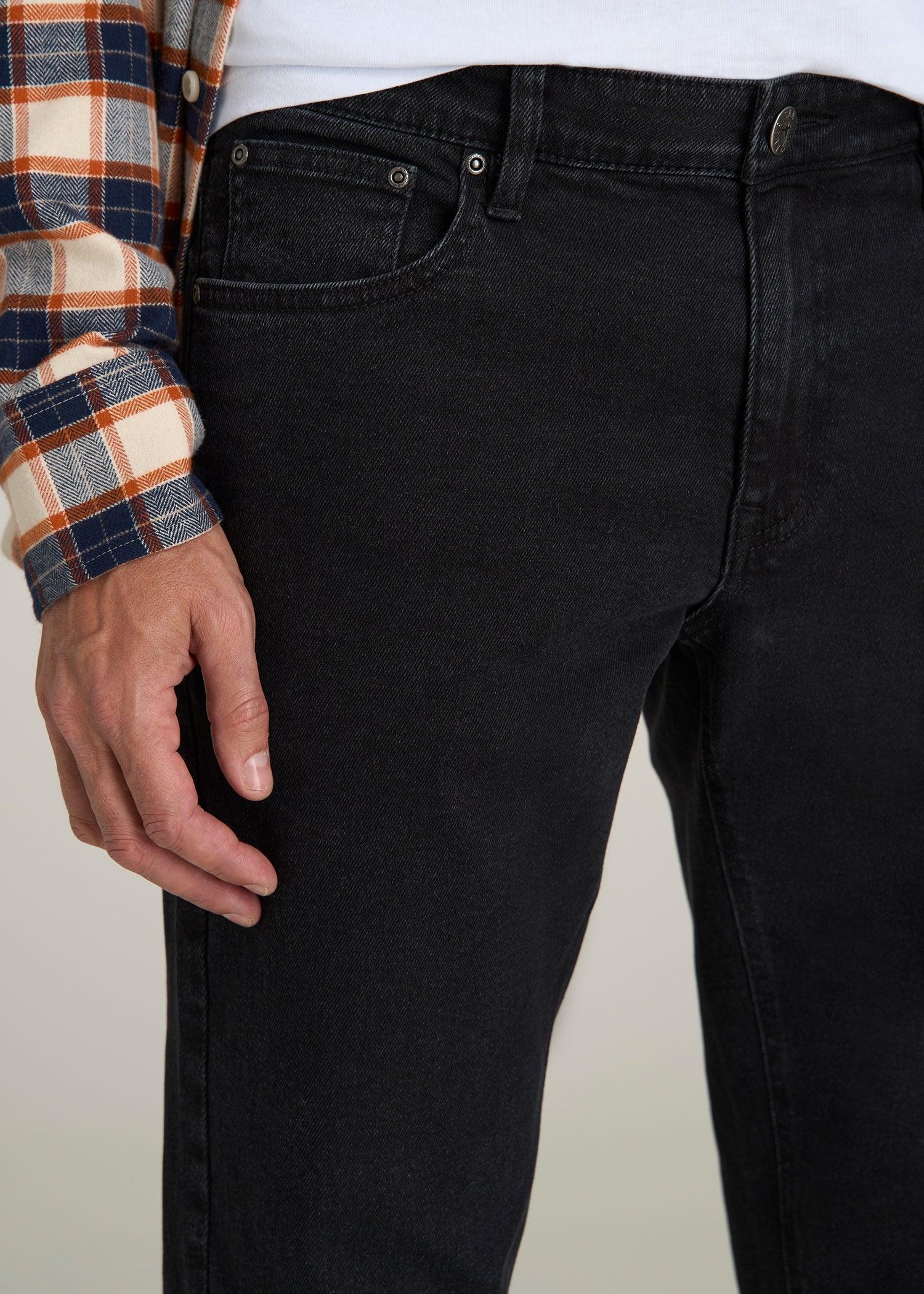Carman TAPERED Jeans for Tall Men in Onyx Black Wash Product Image