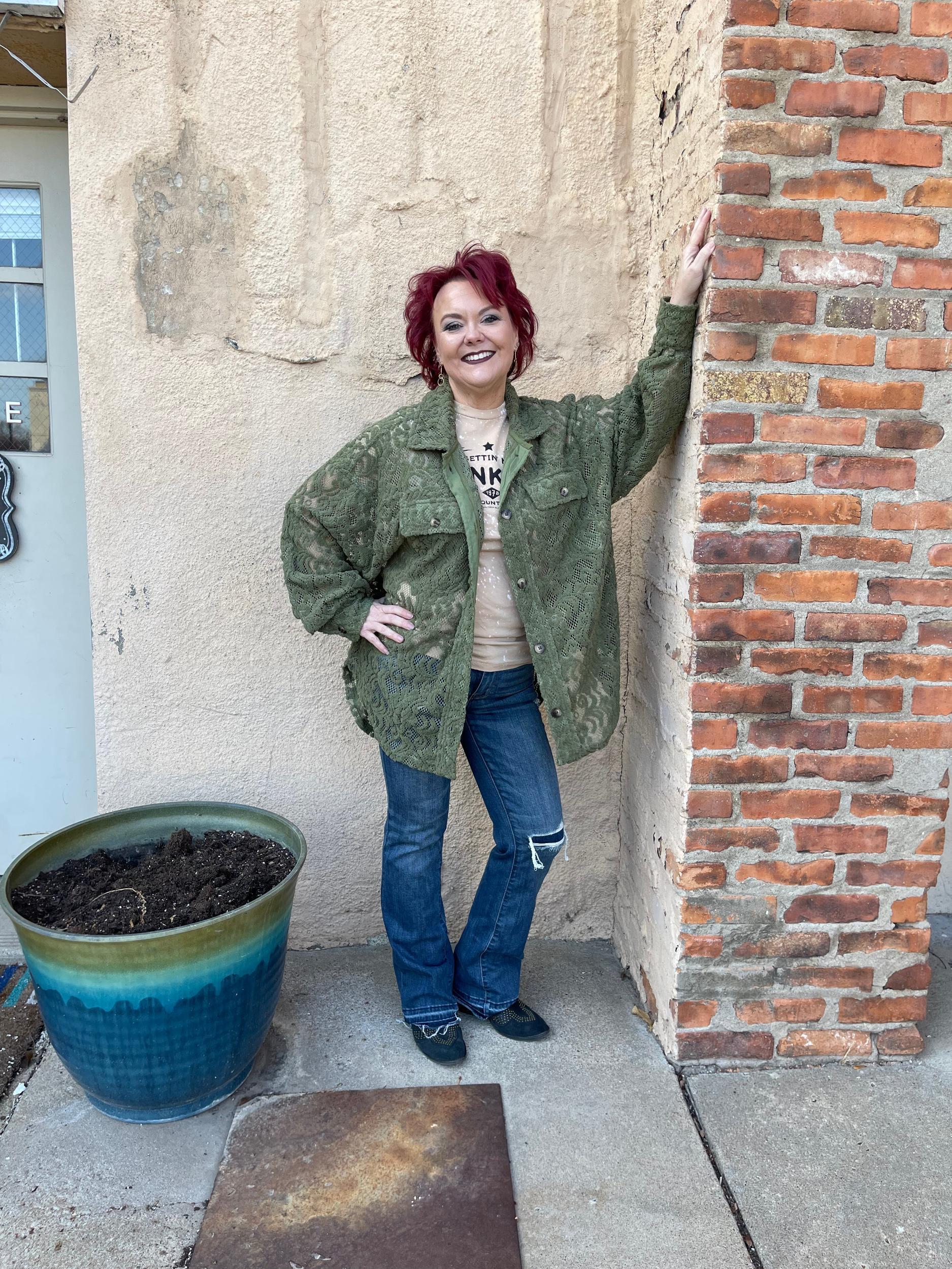 Mabelline Sweet Whispers Shirt/Jacket by Jaded Gypsy Product Image