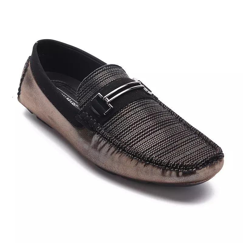 Aston Marc Men's Driving Loafers, Size: 8, Bronze Product Image