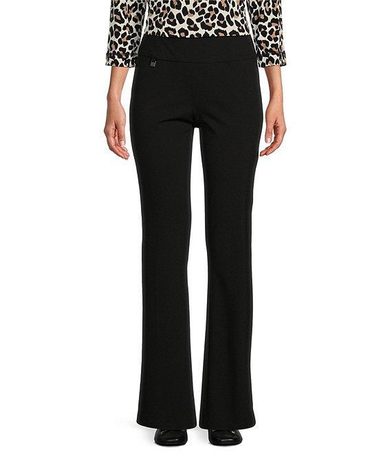 Multiples Knit Ease-Y-Fit Tummy Panel Flare Leg Pant Product Image
