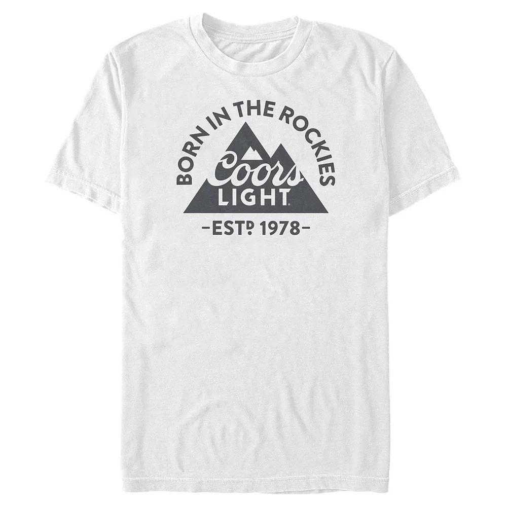 Men's Coors Light Rockies Arch Graphic Tee, Size: XL, White Product Image