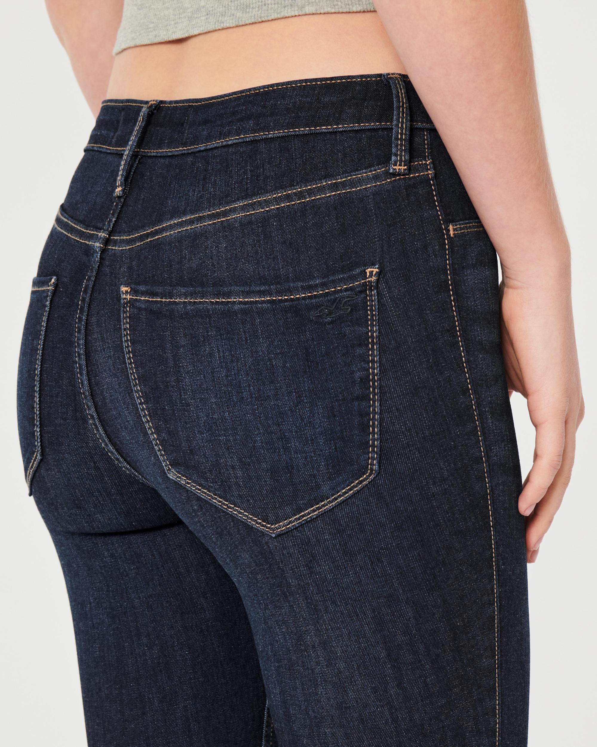 High-Rise Dark Wash Jean Leggings Product Image