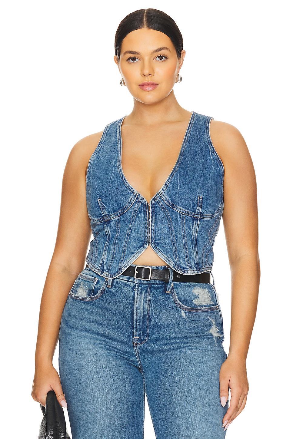 Denim Vest Good American Product Image