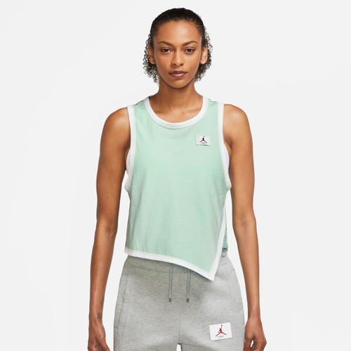 Jordan Womens Essential Tank - Phantom/Oil Green Product Image