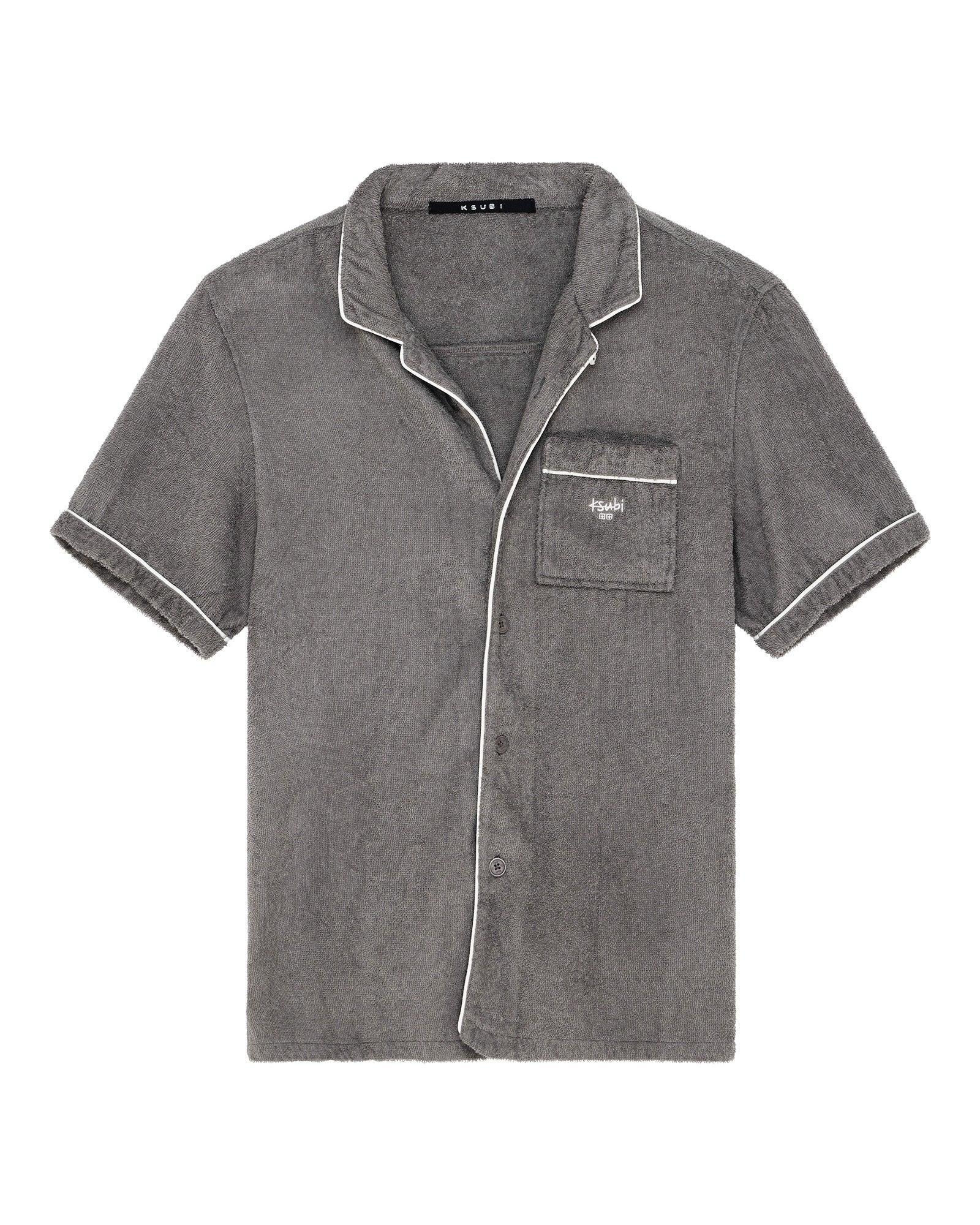 LOUNGE SS RESORT SHIRT CHARCOAL Male Product Image