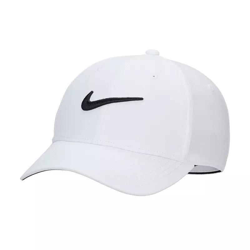 Mens Nike Dri-Fit Club Structured Swoosh Cap Black Navy Product Image
