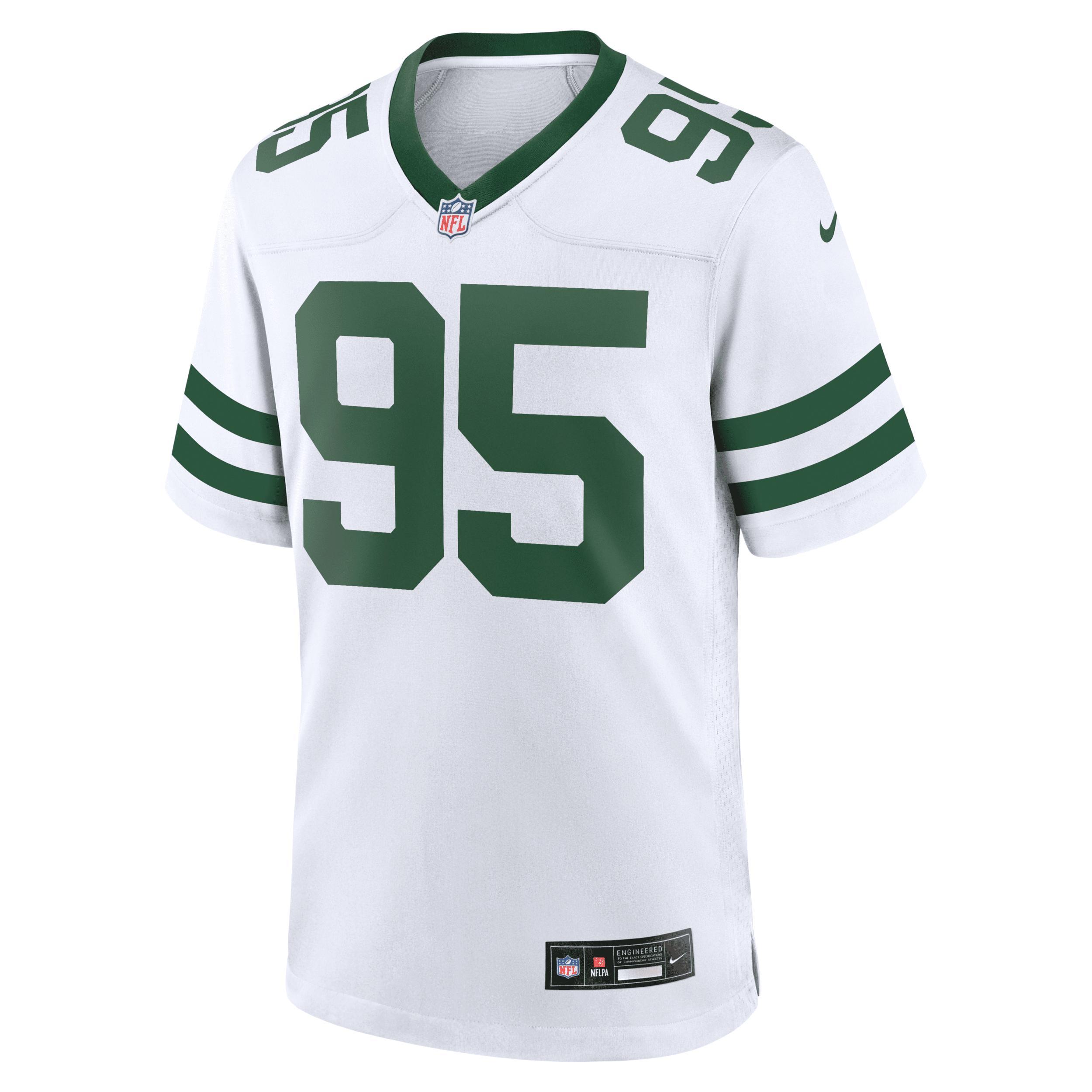 Men's Nike Quincy Williams Legacy White New York Jets Game Jersey, Size: 2XL Product Image