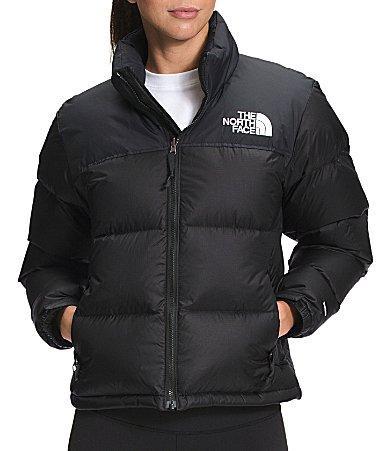 Womens Retro Nuptse Colorblocked Down Jacket Product Image