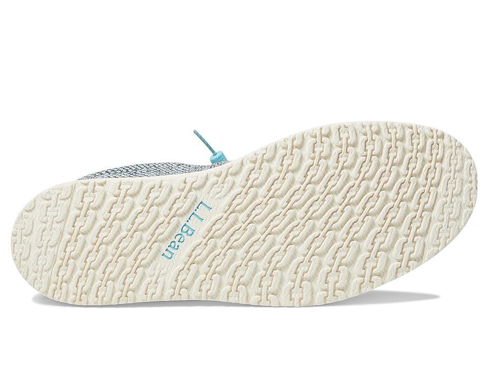 L.L.Bean Higgins Beach 4 Eye Slip-On Fabric (Deep Water Blue) Women's Shoes Product Image