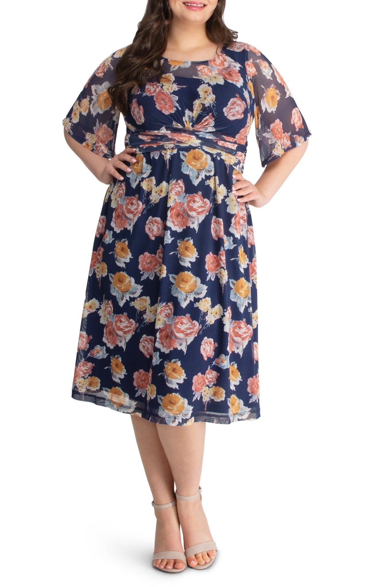 Katarina Mesh Dress - Plus Product Image