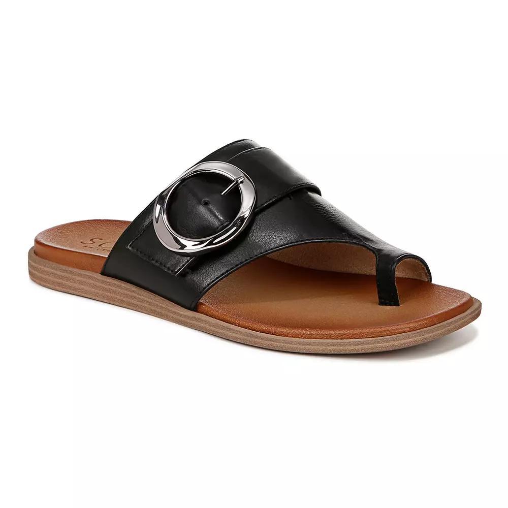 SOUL Naturalizer Joanie Women's Thong Sandals, Size: 6.5, Black Product Image