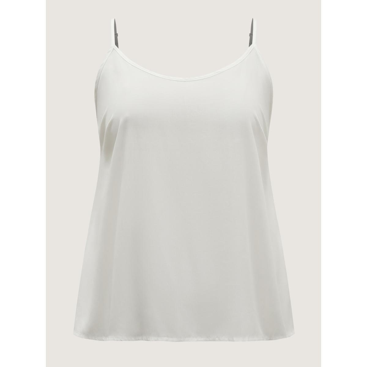 Plus Size Originalwhite Texture Mesh Button Detail Tucked Seam Blouse Women Elegant Elbow-length sleeve V-neck Everyday Blouses BloomChic 12/L Product Image