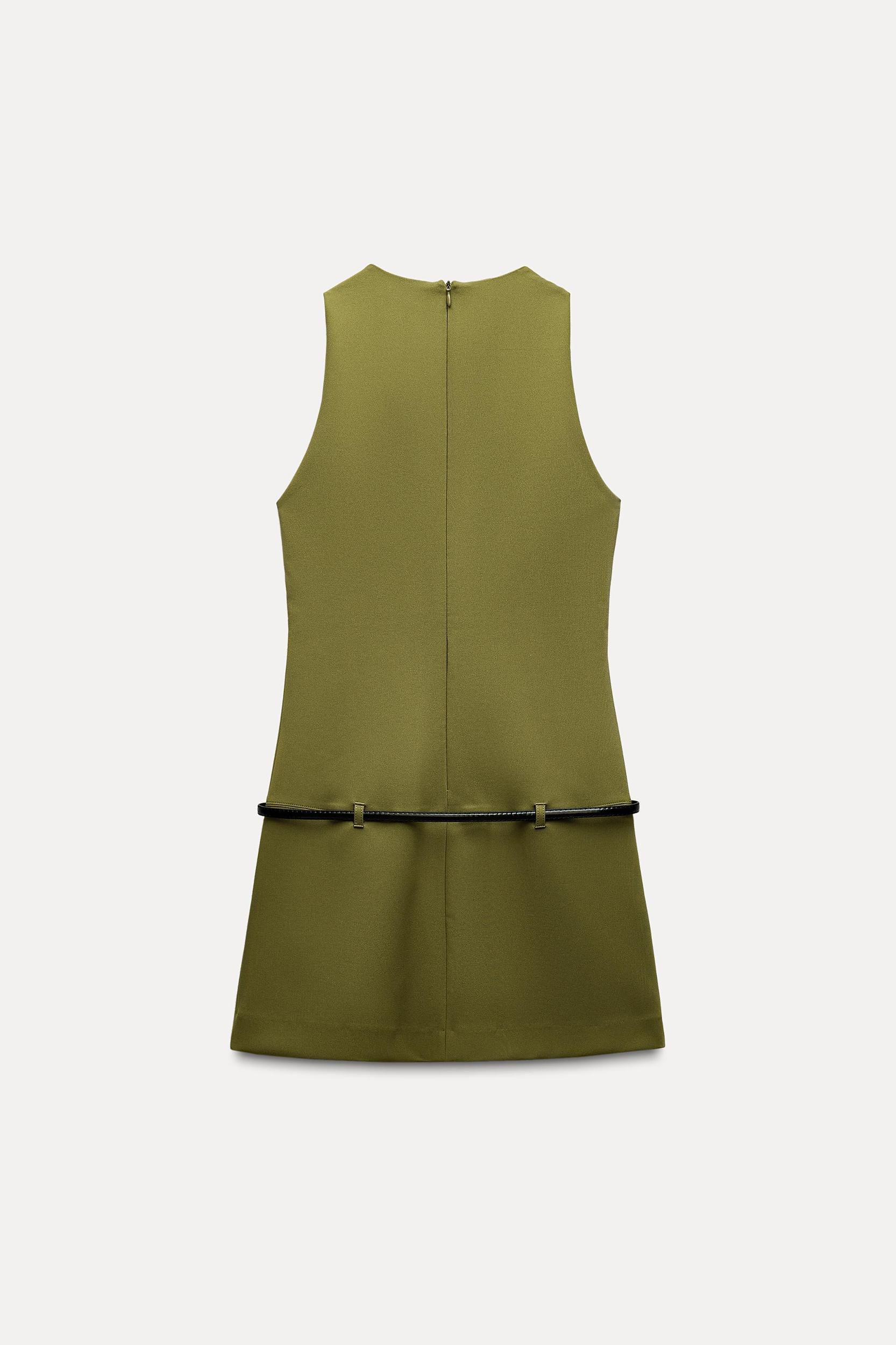 BELTED MINI DRESS Product Image