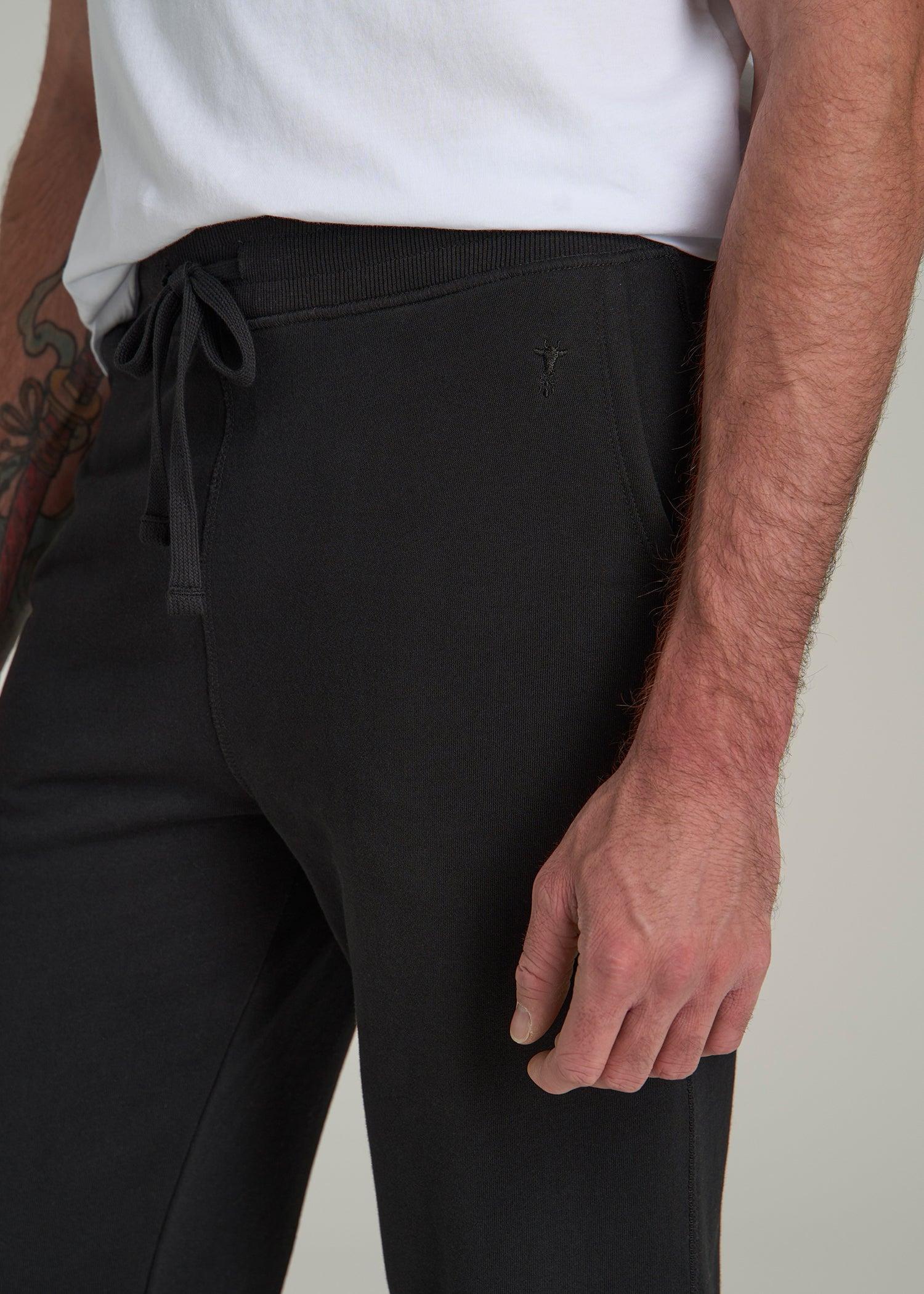 Wearever 2.0 Fleece Joggers for Tall Men in Black Product Image
