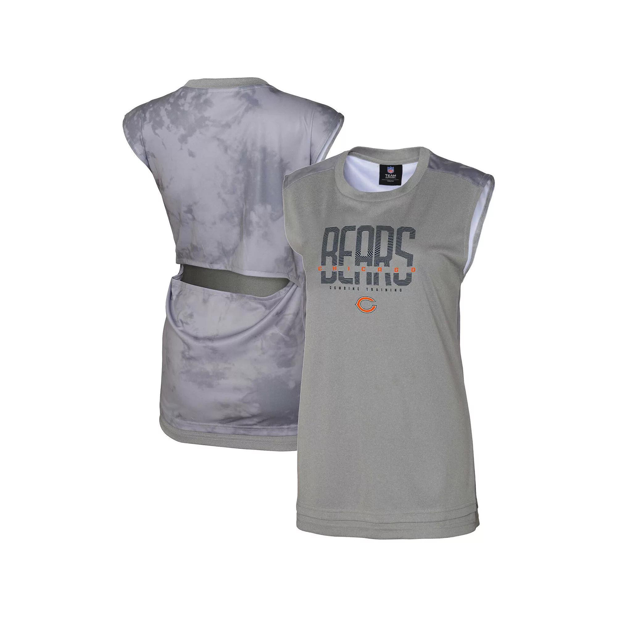 Women's Gray Chicago Bears No Sweat Tank Top, Size: Small, Grey Product Image