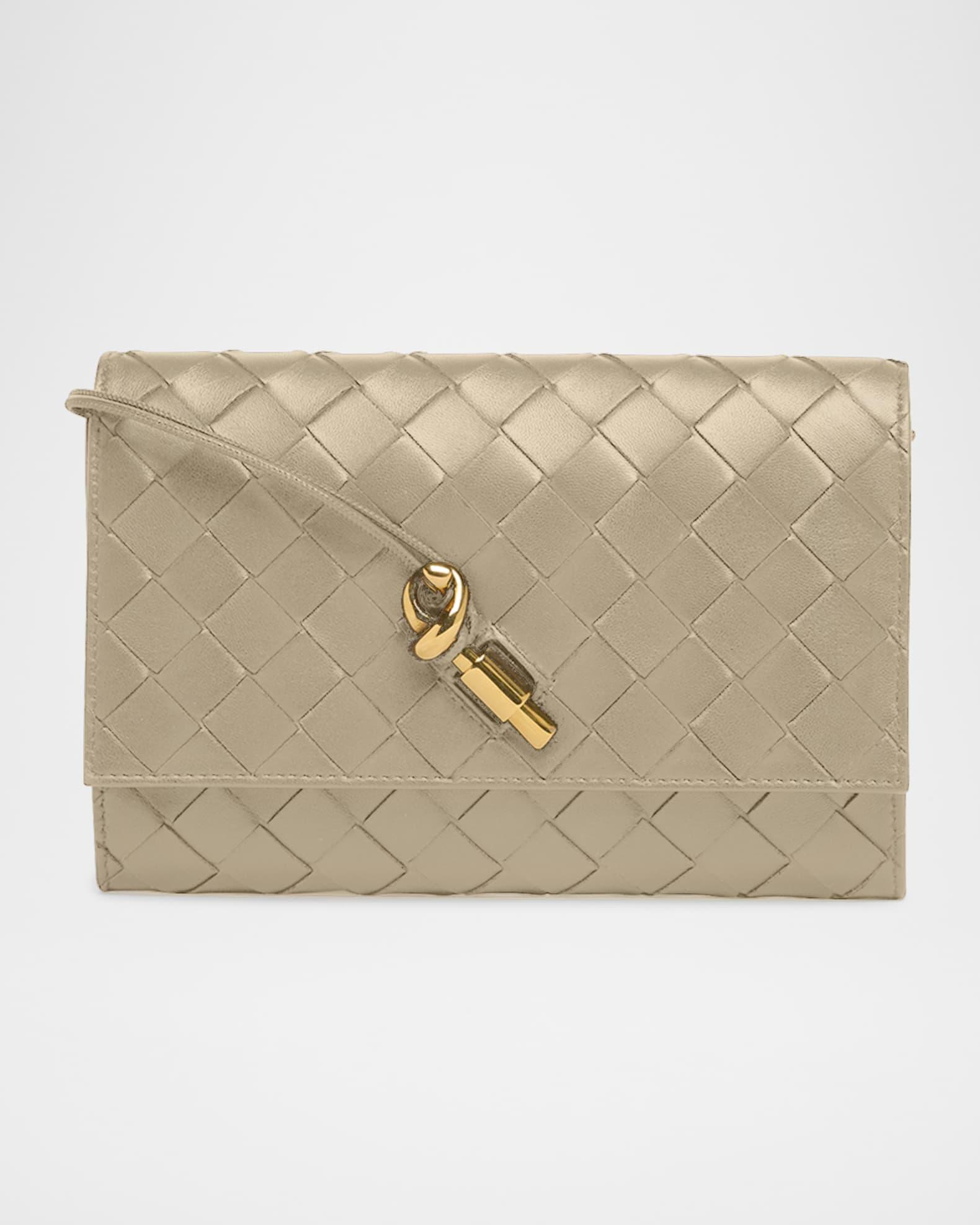 Andiamo Metallic Leather Pouch Bag Product Image