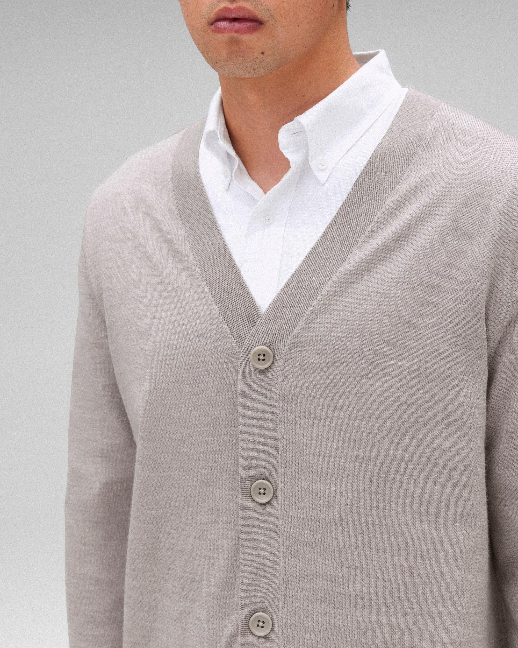 Lightweight Merino Harry Cardigan Male Product Image