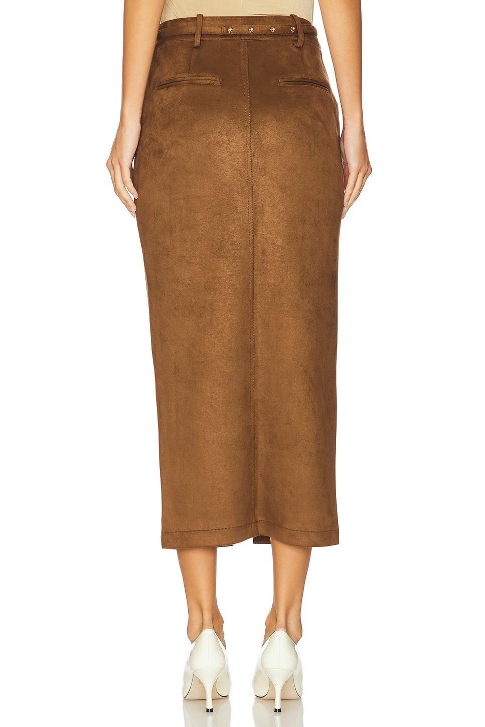Medina Belted Faux Suede Skirt Generation Love Product Image