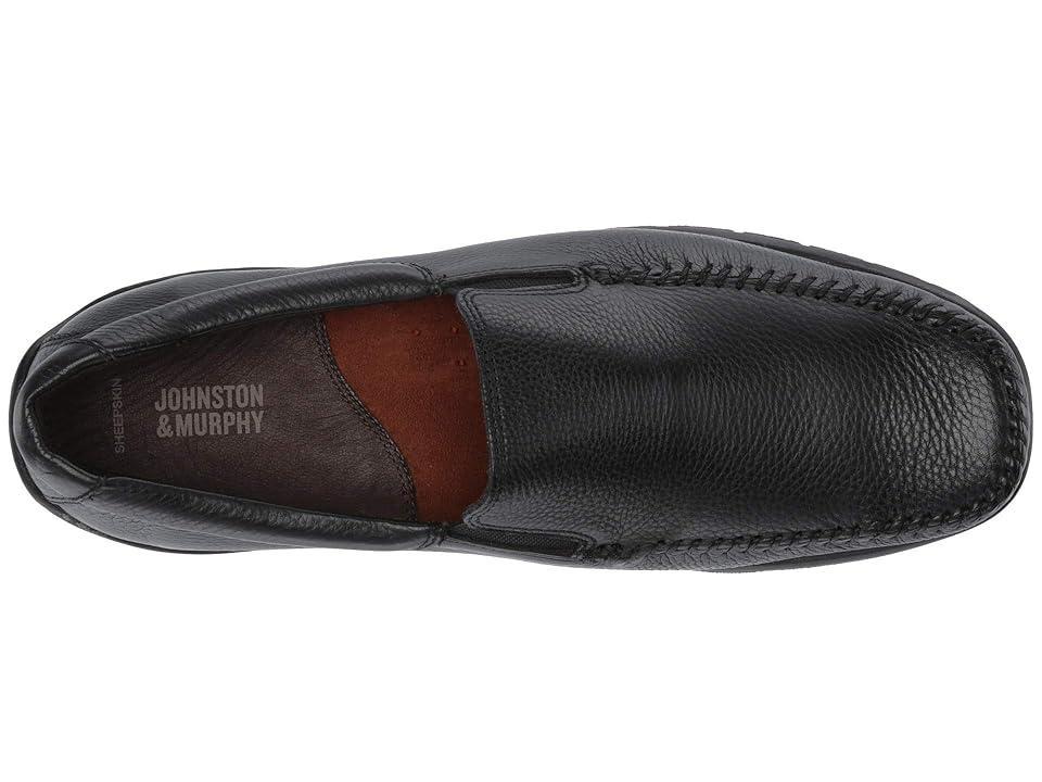Johnston  Murphy Mens Crawford Leather Slip On Venetian Loafers Product Image
